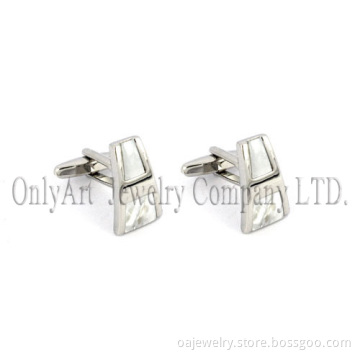 Crystal Set on Alphabet Cuff Links (OACL0712)